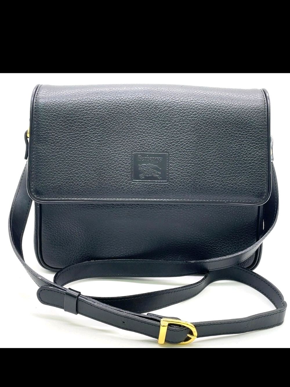 Burberry Black Leather Crossbody Bag